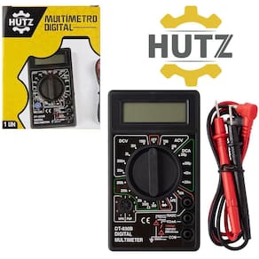 Multimetro Digital A Bateria 9V Hutz 12X7Cm