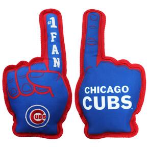 Dog Toy Pets First MLB Chicago Cubs #1 Fan Tough Nylon