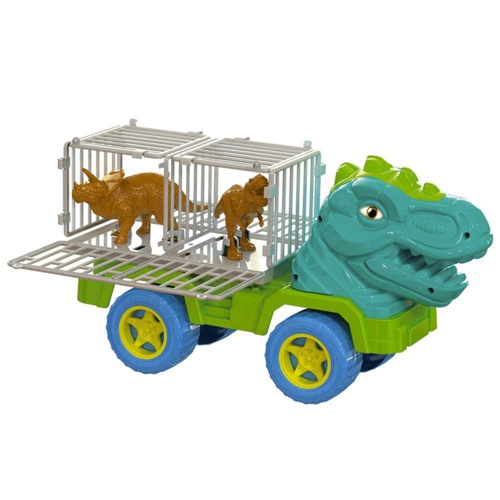 Caminhão Truckssauro Com Dinossauros Adjomar