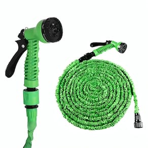 Mangueira Jardim Expansível 30M Pistola 6 Jatos Alta Pressão