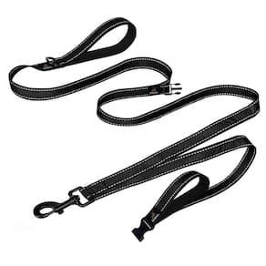Coleira para cães de alça dupla Sporn Child Co-Walk Heavy Duty Black