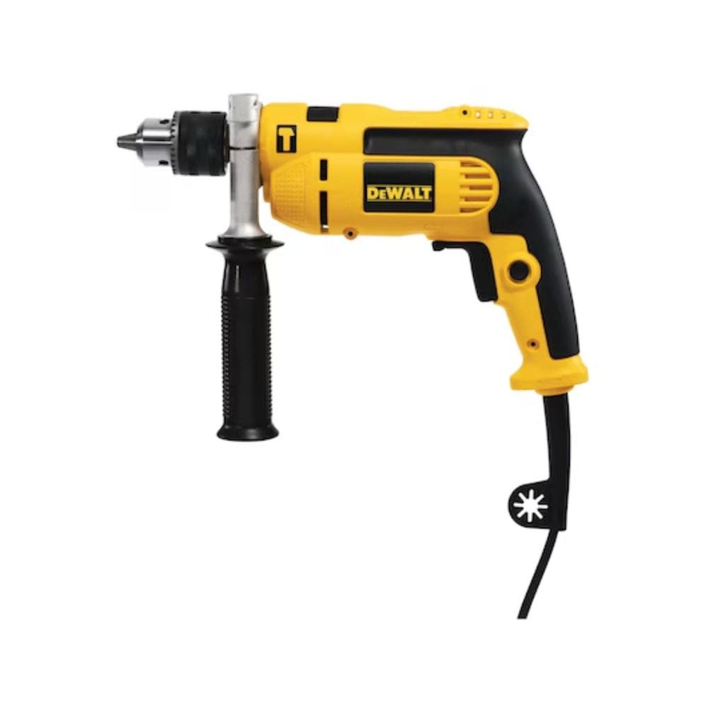 Furadeira de Impacto 710W 25mm Alvenaria Madeiras Metais Plásticos Dewalt DWD502