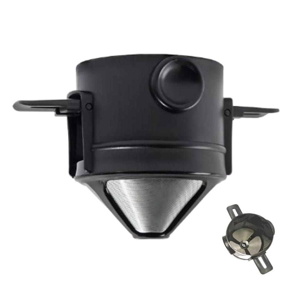 Mini Filtro De Café Em Aço Inox, Ideal Para Uso Individual