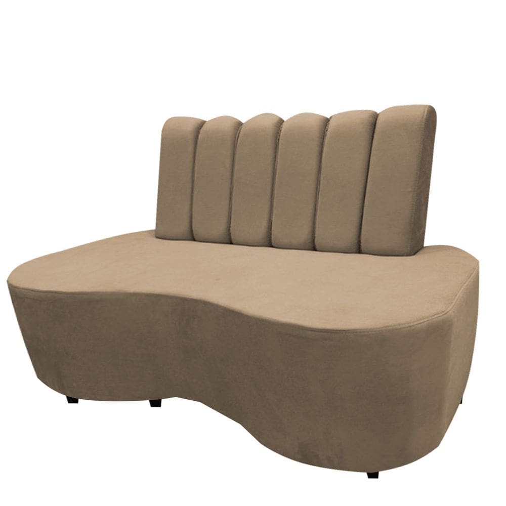 Sofa Curvo Feijão Organico Lisboa Capuccino