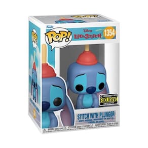 Brinquedo artístico em vinil Funko Pop! Disney Lilo & Stitch Stitch com plung