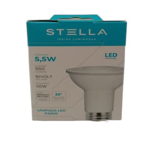 Lâmpada Led Par 20 5,5W E27 4000K Stella Sth9020/40