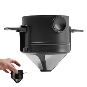 Mini Coador De Café Reutilizável, Aço Inox, Portátil