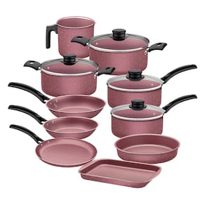 Jogo de Panelas Tramontina Turim 20297464 Rosa