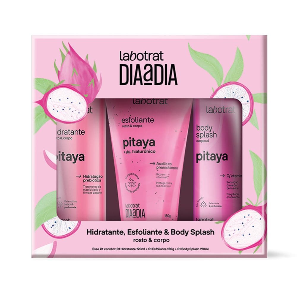 Kit Banho Labotrat Dia A Dia Pitaya 3 Unidades