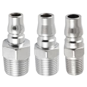 Kit 3 Adaptadores Nipple 1/4 3/8 E 1/2 Pneumático Japonês