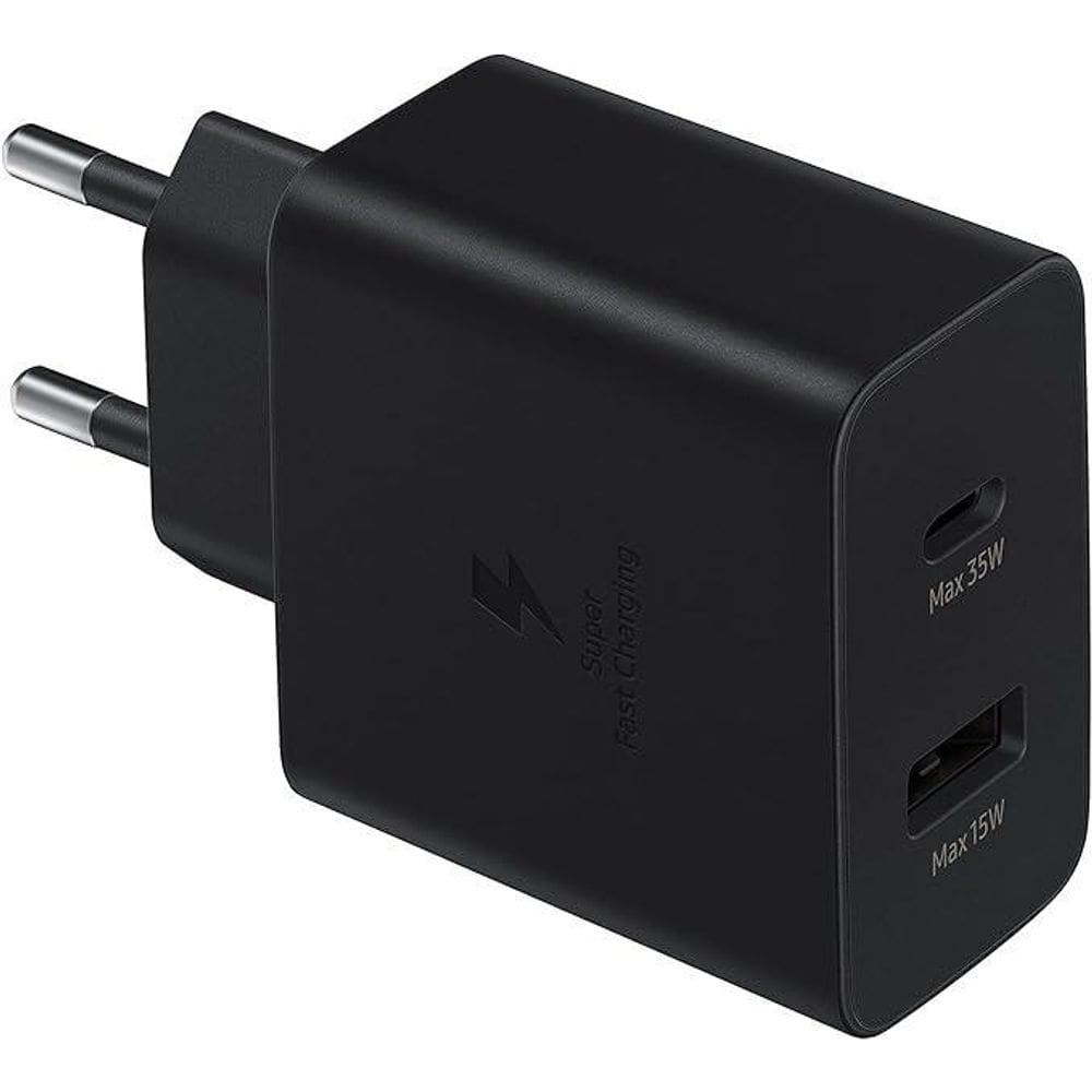 Carregador Turbo Samsung Duo 35W / 15W Super Rápido 2 Saidas