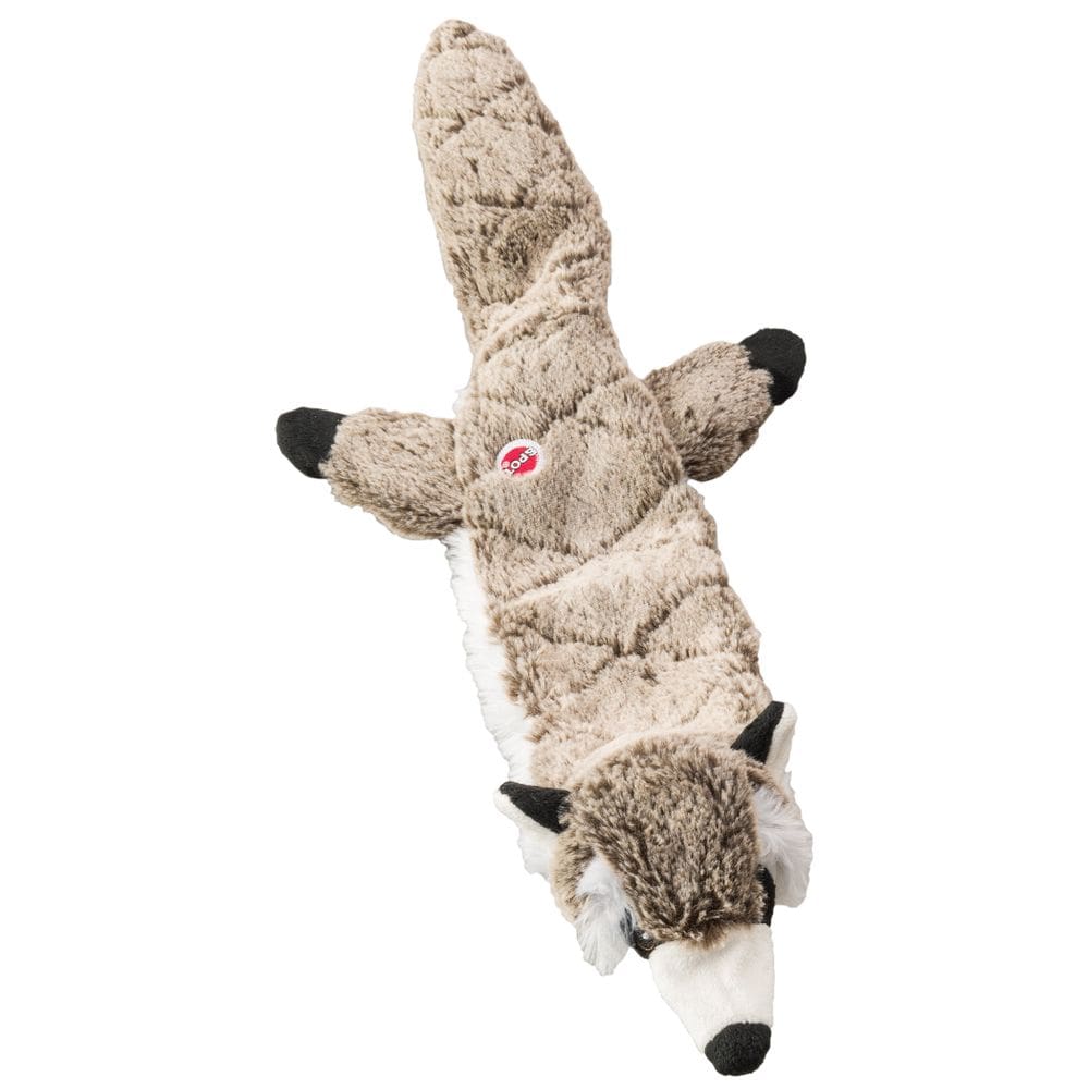 Brinquedo para cães SPOT Skinneeez Extreme, guaxinim acolchoado durável de 23 polegadas