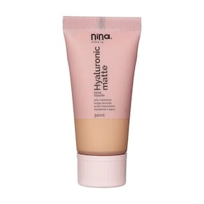Base Líquida Hyaluronic Matte Cor 03 Nina Make Up - 30Ml