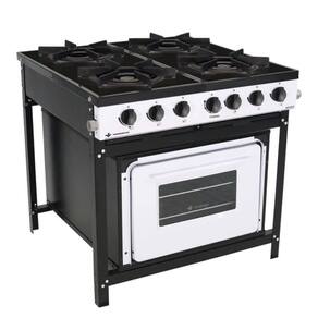Fogão A Gás Venâncio Bravo 4 Bocas Com Forno Branco Br4bfbr