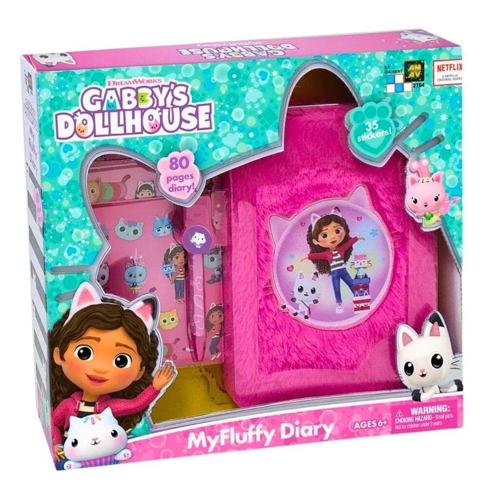 Gabbys Dollhouse Diário De Pelúcia Fun F01397