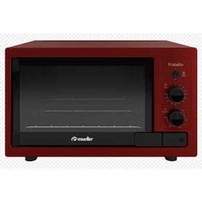 Forno Elétrico 44 Litros Fratello Grill E Timer Mueller Vermelho 220v