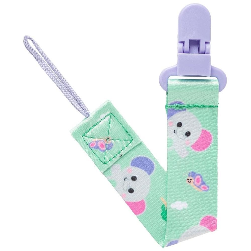 Prendedor De Chupeta Buba Zoo Elefante +3M