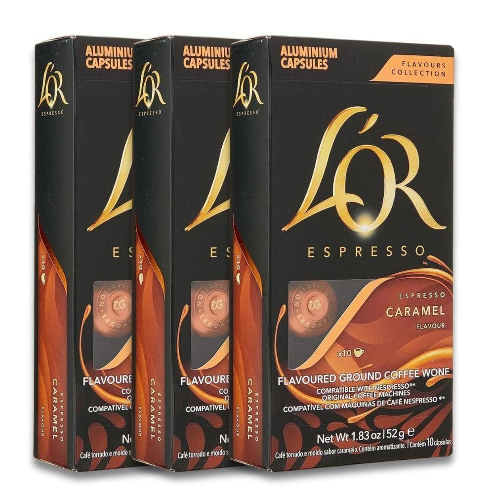 Café Cápsulas Lor Nespresso Caramel Kit Com 30 Cápsulas