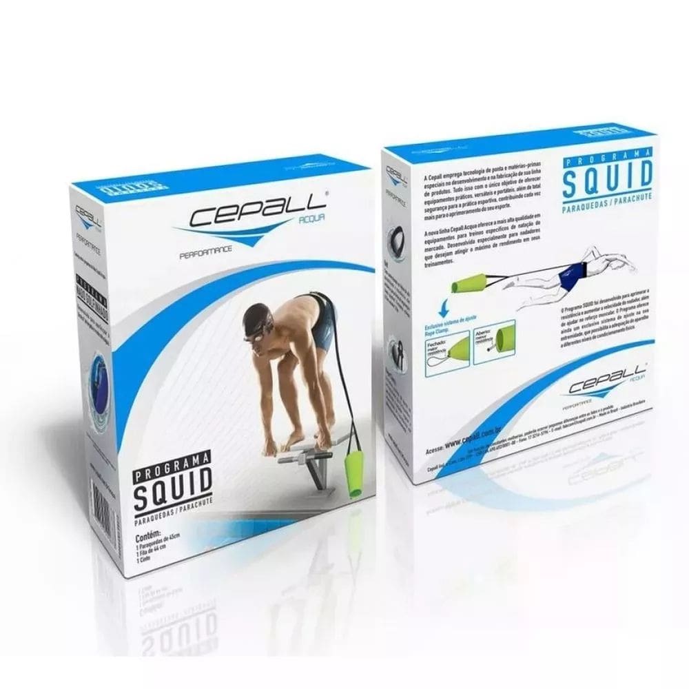 Paraquedas de Natação Squid 45cm com Cinto