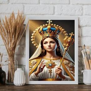 Quadro Nossa Senhora Da Conceição 33X24Cm - Com Vidro