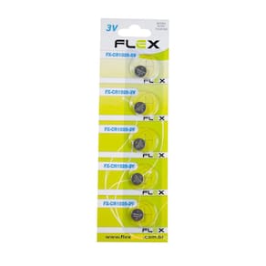 Bateria Cr 1025 Flex Cartela 05 Unidades Fx-1025 [F108]