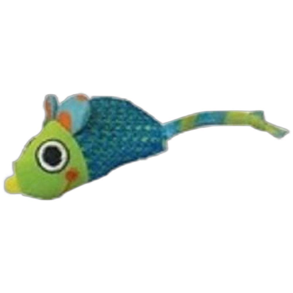 Kit Com 2 Brinquedos Para Gatos Ratinho Chew Mice