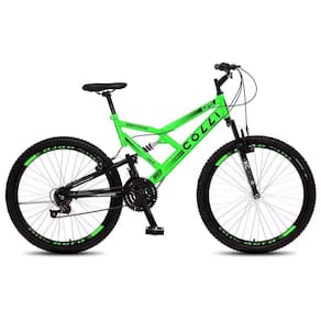 Bicicleta Colli GPS Aro 20 Dupla Suspensão Full 21 Machas