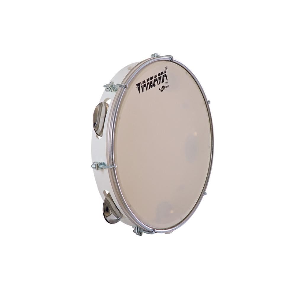 Pandeiro Abs Branco 10” Pele Leitosa Spanking [F108]