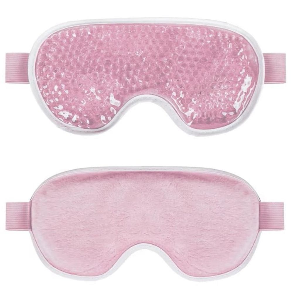 Máscara Térmica De Gel Enxaqueca Sinusite Olheiras - Rosa