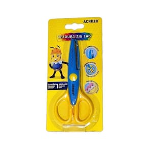 Kit 3 Tesouras Corte Decorativo Ziguezague Acrilex