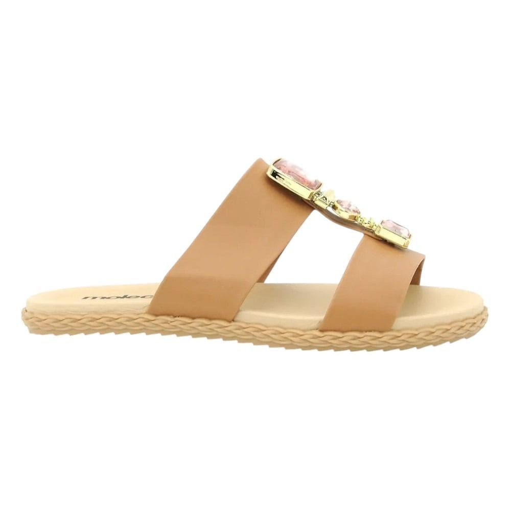 Rasteira Moleca Flatform Baixa Macia Leve Casual 5452145