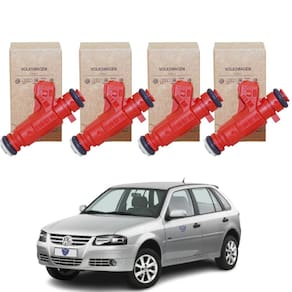 4 Bicos Injetor Gol 1.0 Flex 8V 2011 A 2014 Bosch 0280157111