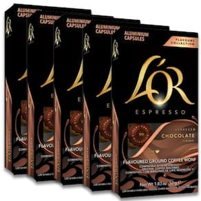 Café Cápsulas Lor Nespresso Chocolate Kit Com 50 Cápsulas