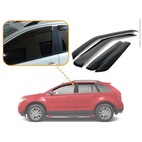 Calha De Chuva Preta Fume Ford Edge 2014 4 Portas