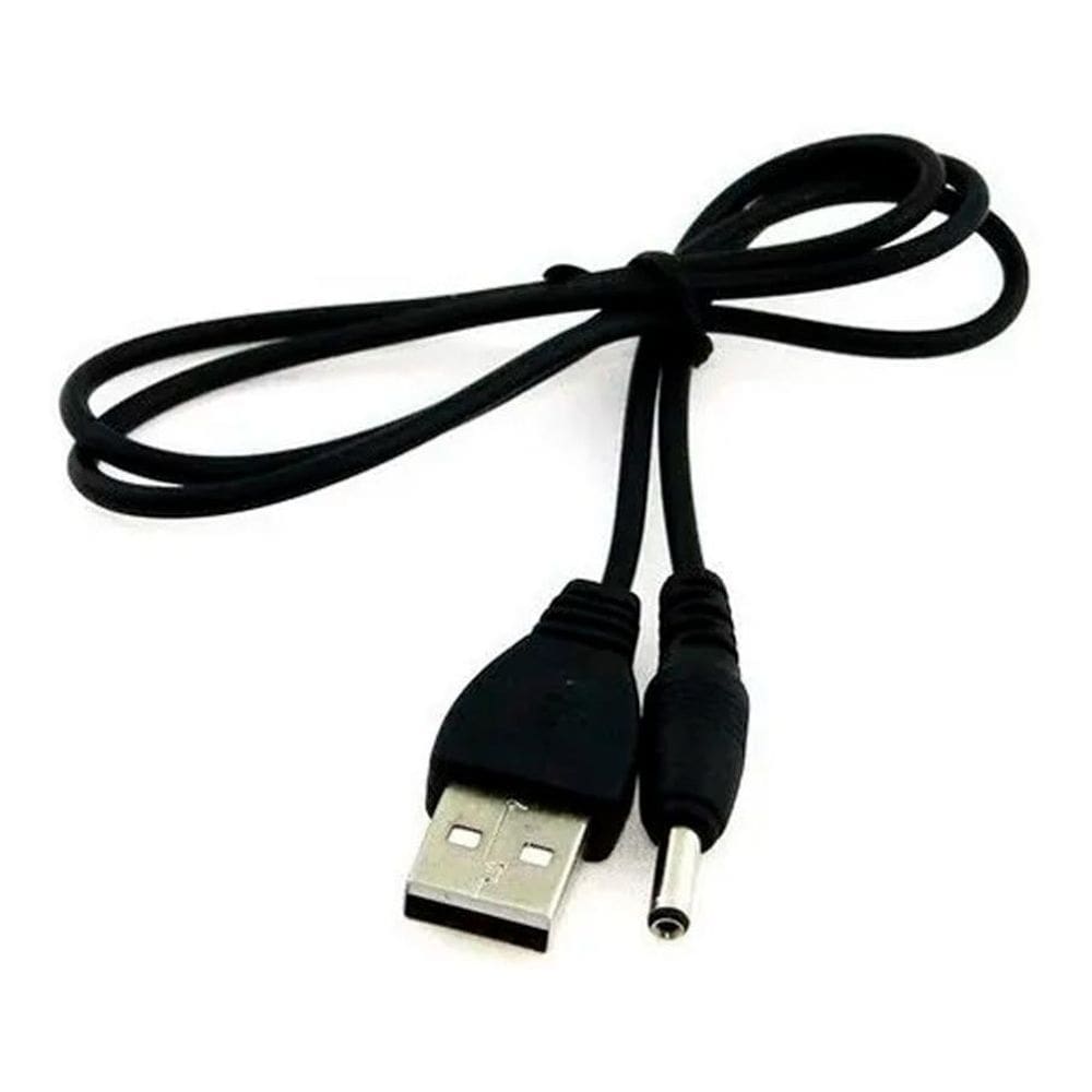 Cabo Usb Alimentação Energia Dc 3,5Mm Usb Caixa Som Coolers