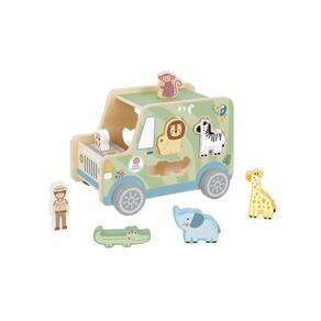 Brinquedo Didático Jipe Safari Tk960 Com 9 Peças