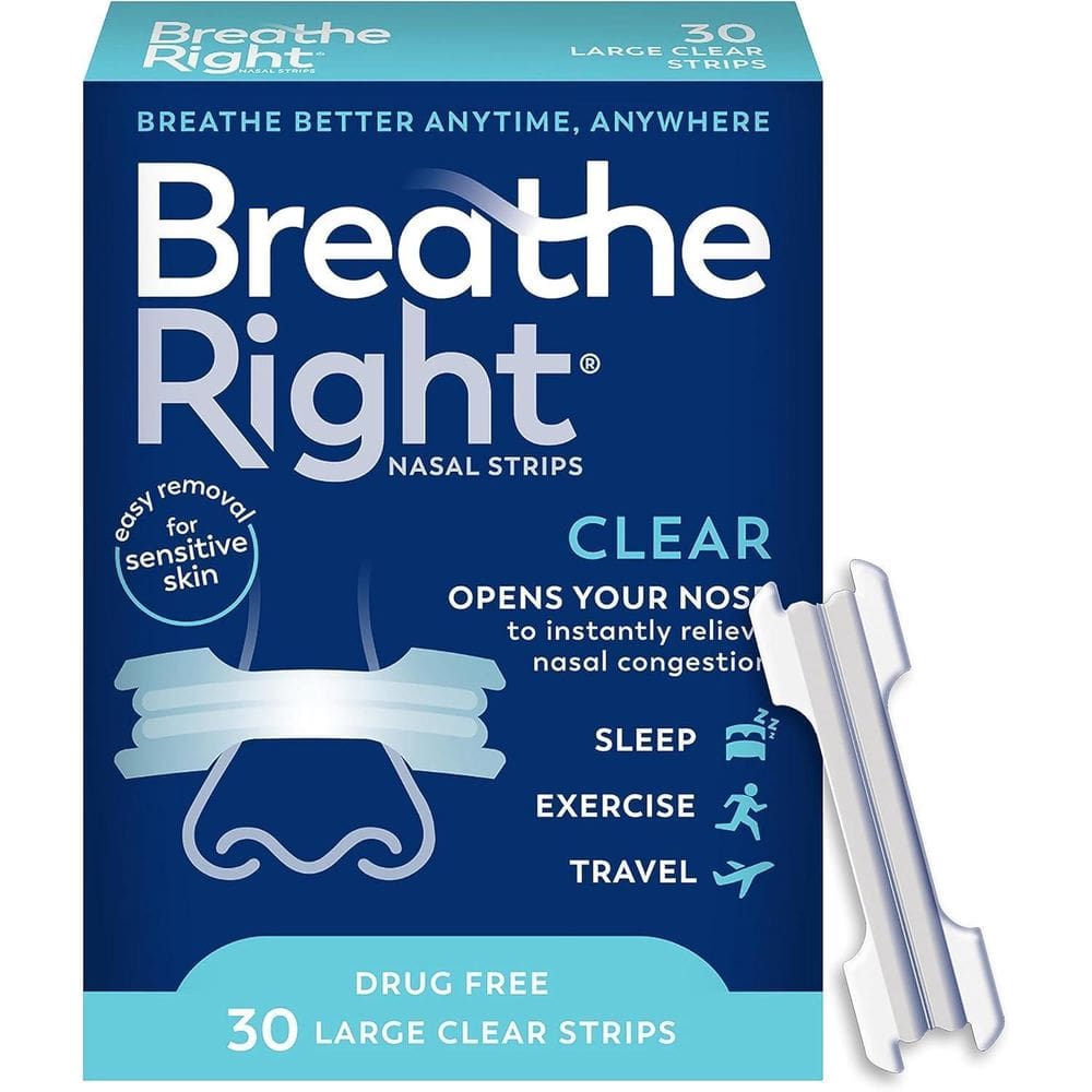 Breathe Right Dilatador Nasal Em Tiras Tamanho Large 30 Unid