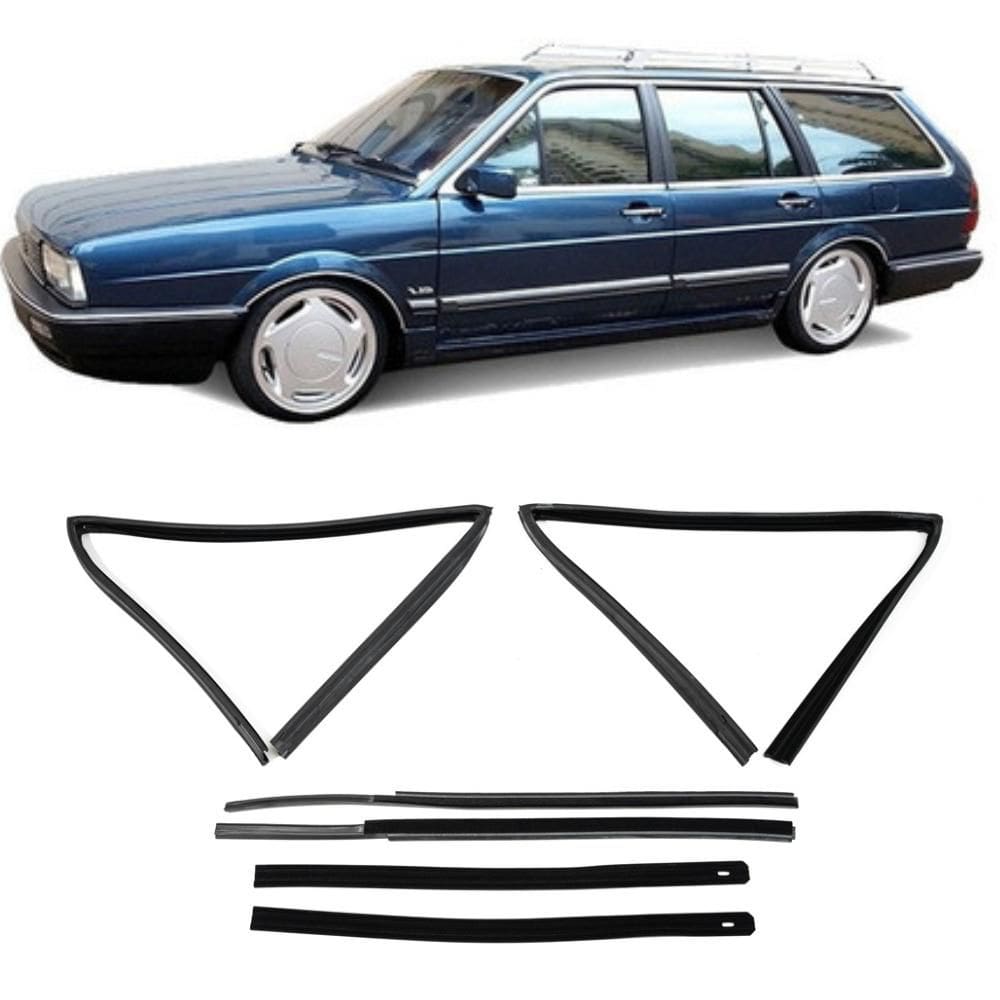 Kit Borracha Canaleta Com Pestana 4 Portas Quantum 85 A 01 [F103]