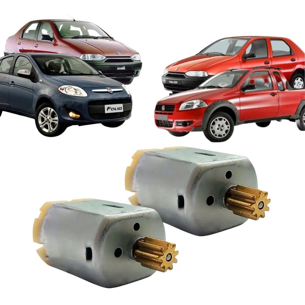 Kit 2 Motor Trava Elétrica Fechadura Palio G1 De 1996 A 2012 [F103]