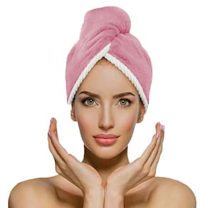 Touca De Cabelo Dupla Face Power Sec - Laço Home Rosa