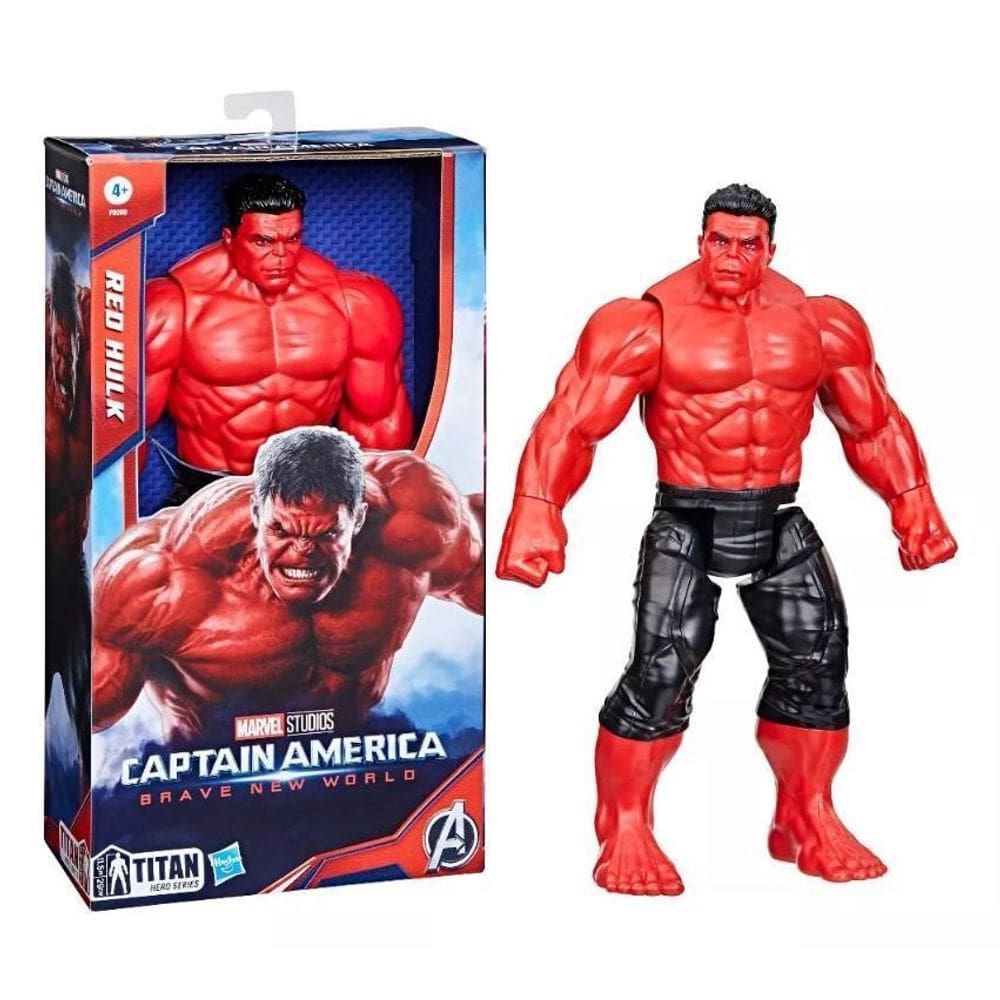 Boneco Hulk Vermelho Marvel Studios Titan Hero Series 30Cm