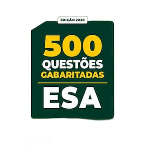Caderno de Questões Concurso ESA - Testes com Gabarito