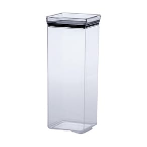 Pote Hermetic Lumini Quadrado 2.200ml Transparente com Tampa