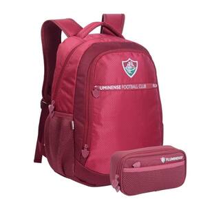 Kit Mochila Costas Fluminense Oficial Estojo Box Escolar