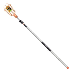 Kit Colhedor De Frutas Tramontina Pequeno 77819121 + Cabo Metálico Extensível 5 m Tramontina