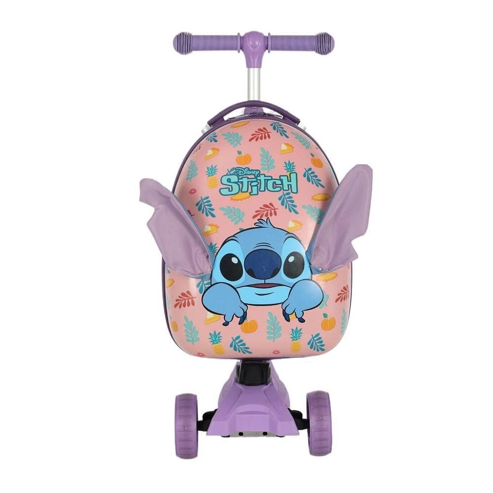 Mochila de Costas Com Patinete Luxcel Stitch Violeta