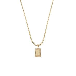 Cordão 45Cm Masculino Feminino Pingente Letra B Banhado Ouro