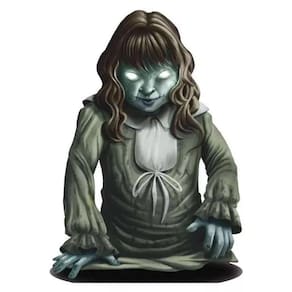 Totem Boneca Zumbi Halloween 50X70Cm Decorativa