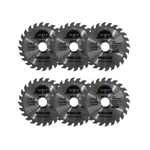 Kit 6 Disco Serra Wídea Madeira 24 Dentes 110Mm X 20Mm Matz