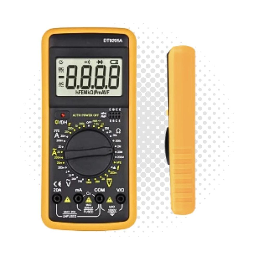 Medidor Digital De Capacitância Profissional Função Buzzer